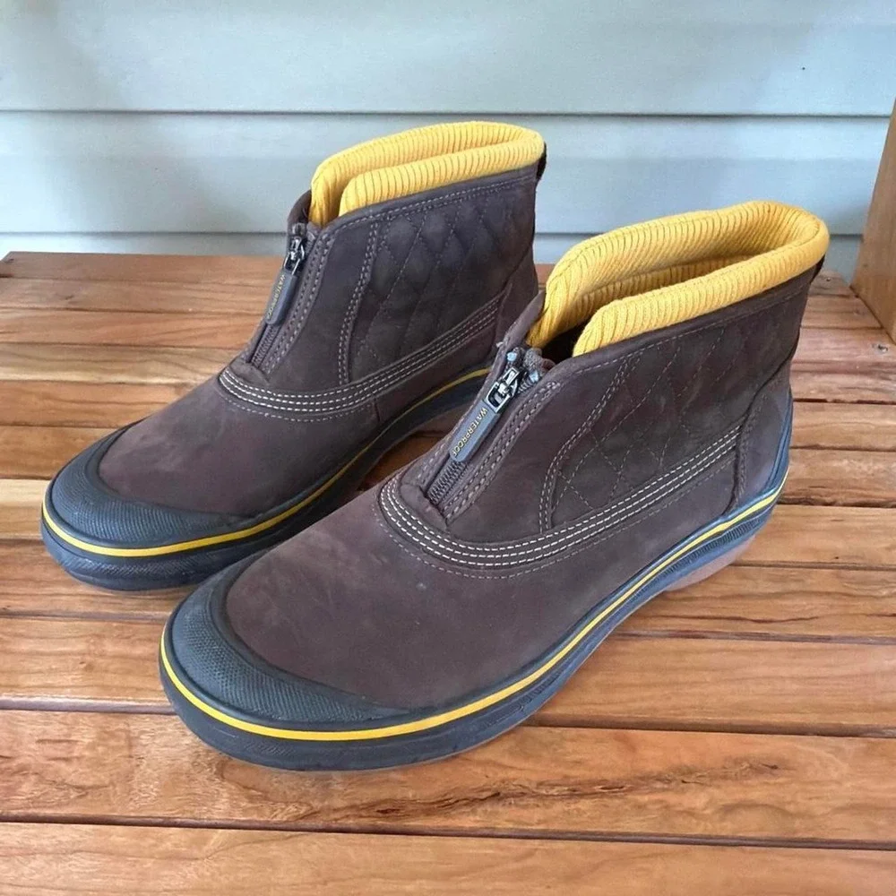 Clarks Outdoor Muckers Waterproof Leather Ankle Duck Boots - Women's 8.5M Brown